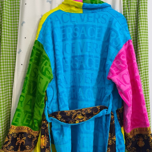Versace Rainbow Jacquard Bathrobe - Picture 6 of 6